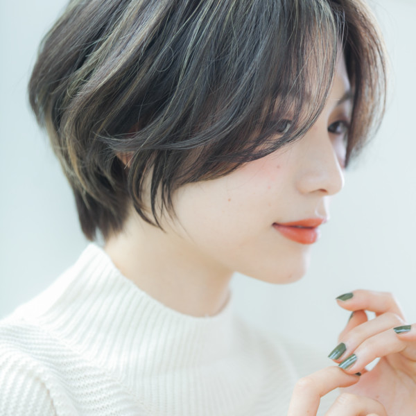 【◆ショートヘア】横顔美人でエレガントボブ