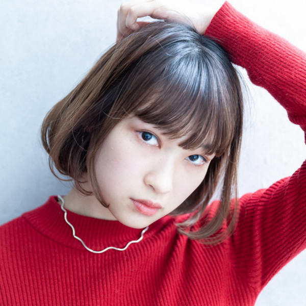 【◎ショートボブ】大人かわいい前髪ショートスタイル